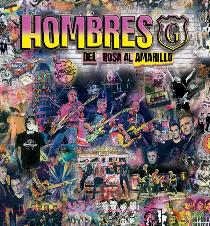 HOMBRES G estrenan su álbum "DEL ROSA AL AMARILLO"
