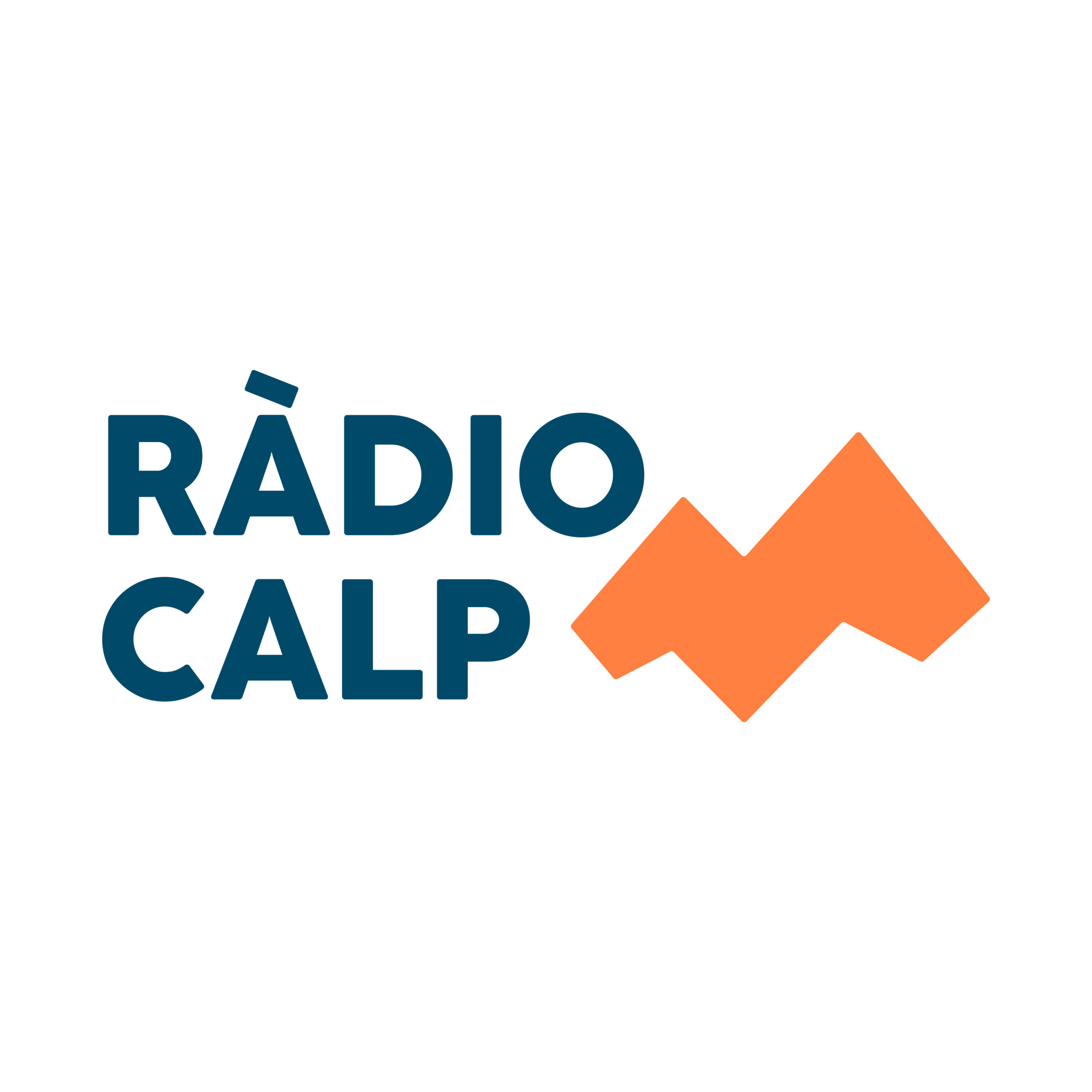 Logotipo de Ràdio Calp 106.8 FM, Un lugar donde podrás mantenerte al día de una forma transparente y cercana